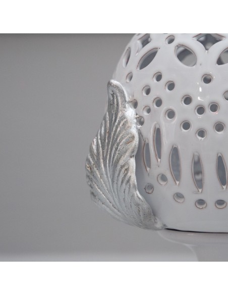foglia in argento lampada pumo CAMINARI