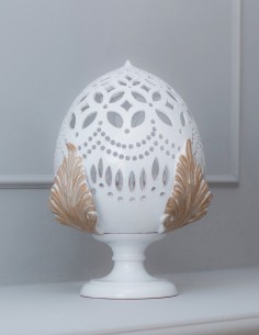 lampada pumo in ceramica stile Shabby chic CAMINARI