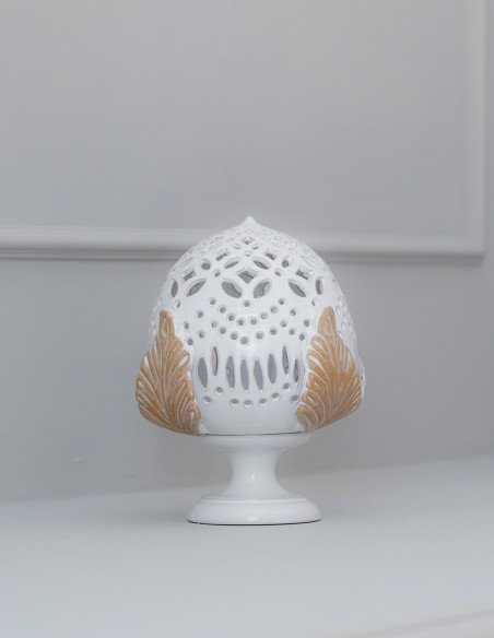 lampada pumo shabby chic in ceramica CAMINARI